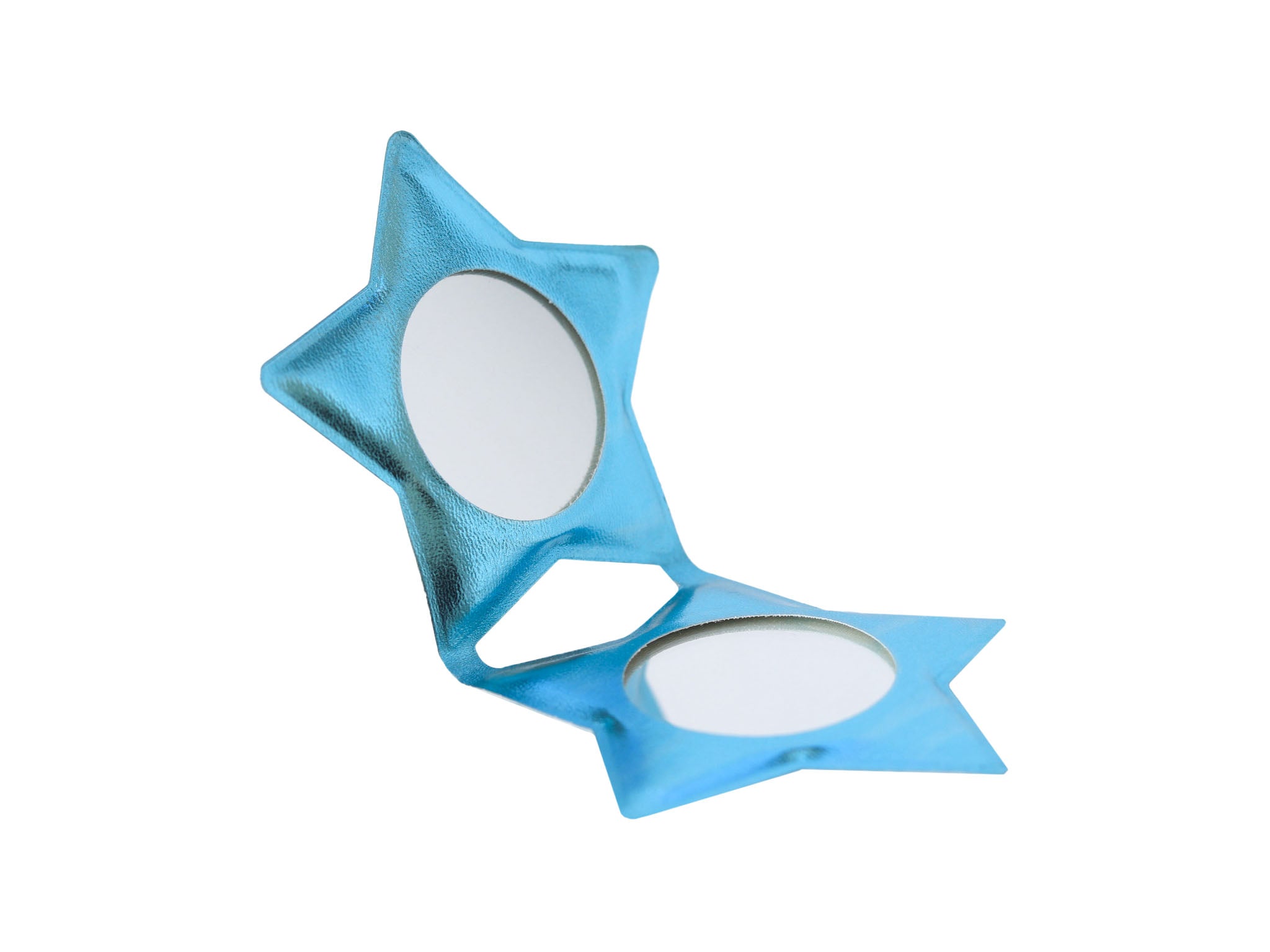 Pocket Mirror - Icy Electric Blue