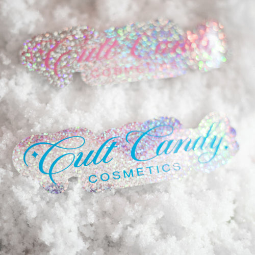 Cult Candy Sparkle Sticker -  Blue