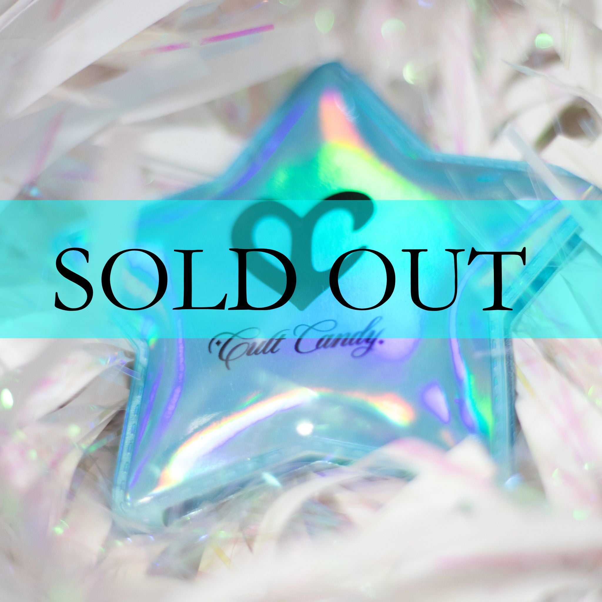 Pocket Mirror - Icy Electric Blue