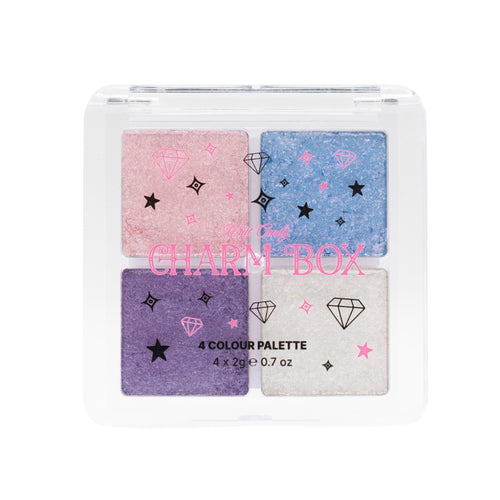 Charm Box Quad Pressed Pigments Colour Palette.