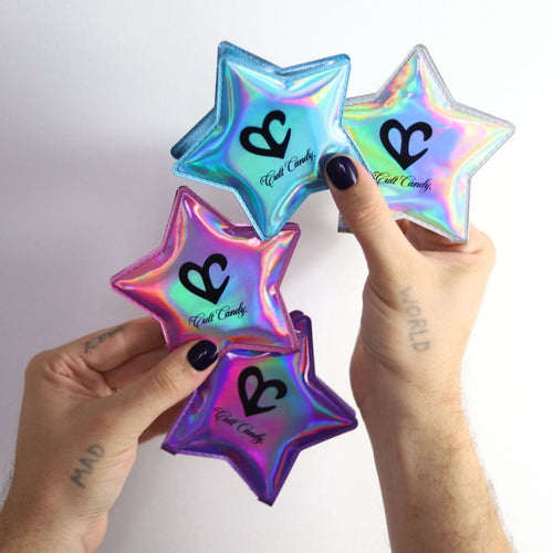 Pocket Mirror - Holographic Silver