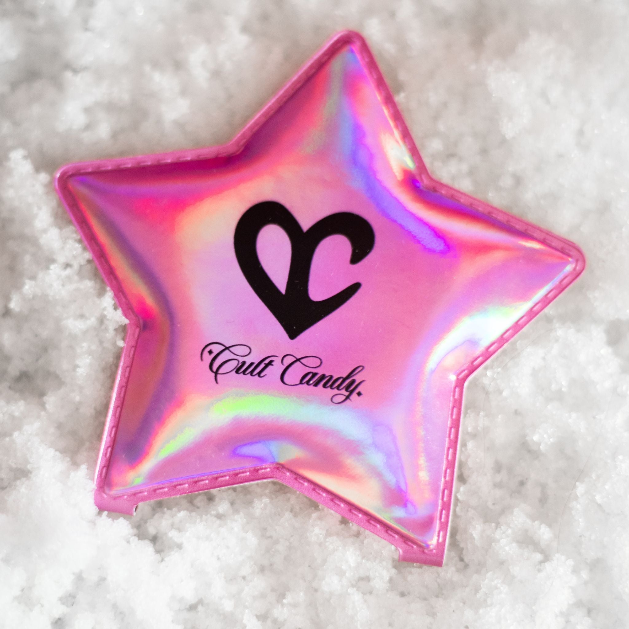 Pocket Mirror - Sweet Candyfloss Pink