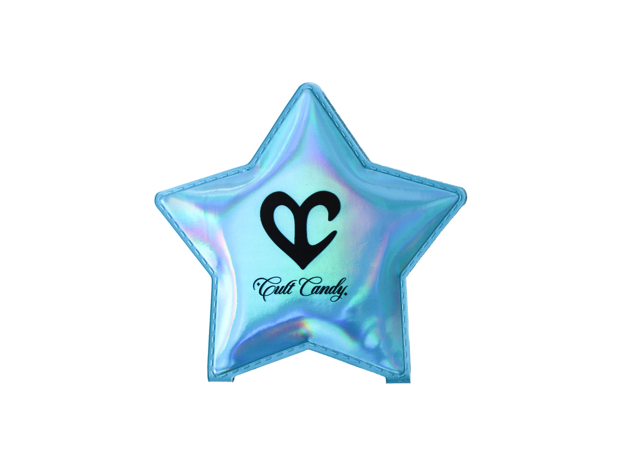 Pocket Mirror - Icy Electric Blue