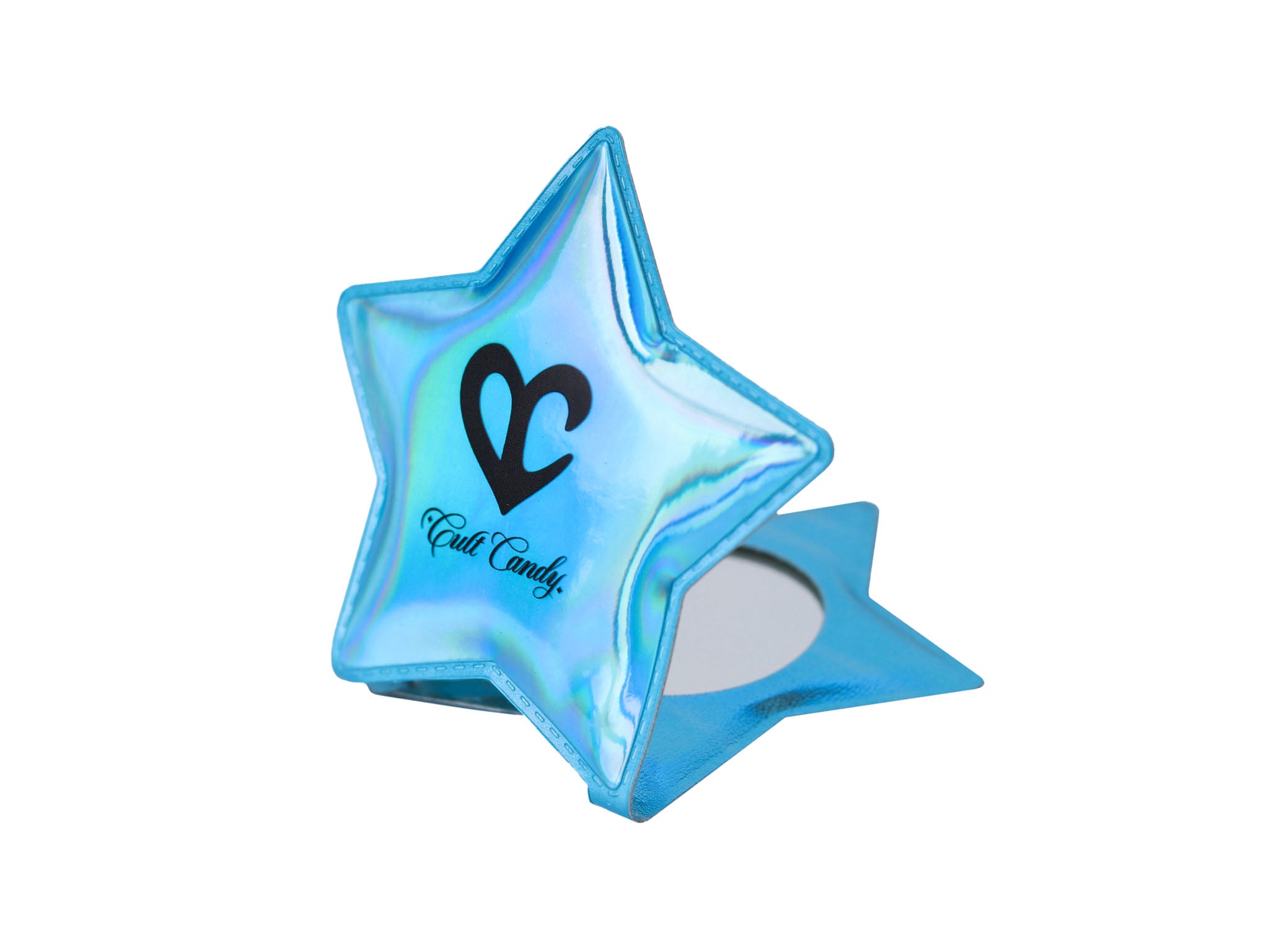 Pocket Mirror - Icy Electric Blue