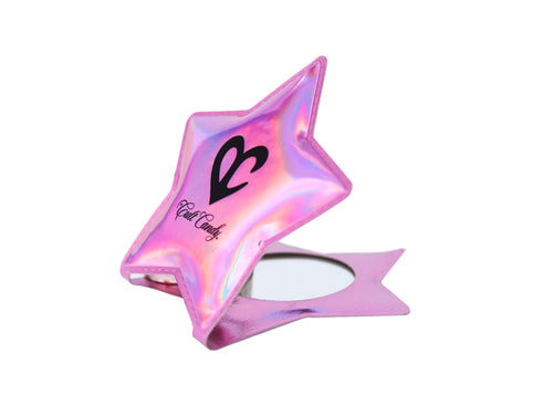 Pocket Mirror - Sweet Candyfloss Pink