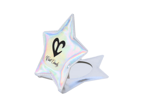 Pocket Mirror - Holographic Silver